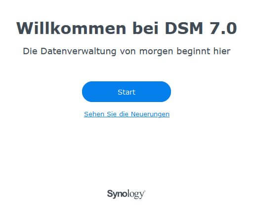 DSM 7 Willkommen